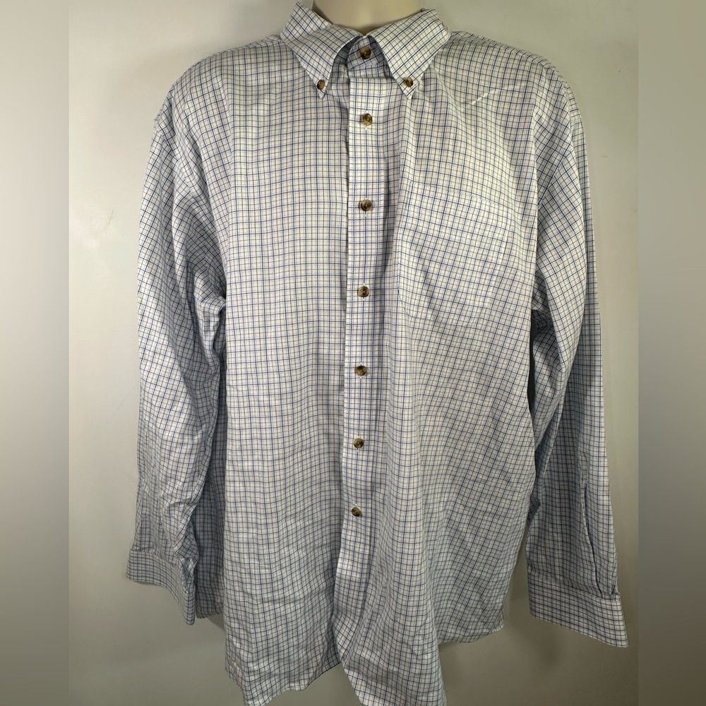 LLBean men’s wrinkle resistant cotton shirt size XXL